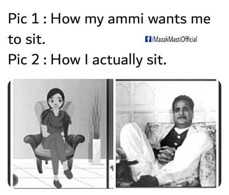 Ab bnda ghr ma tu TV dekhta waqt araam sa behta😉😏