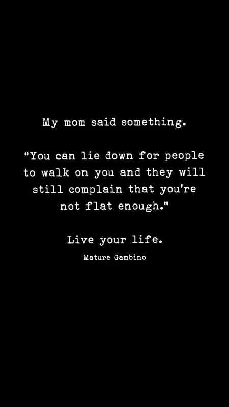 [ live your life ]