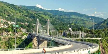 MuzaffarAbad beautifull overbridge..n1