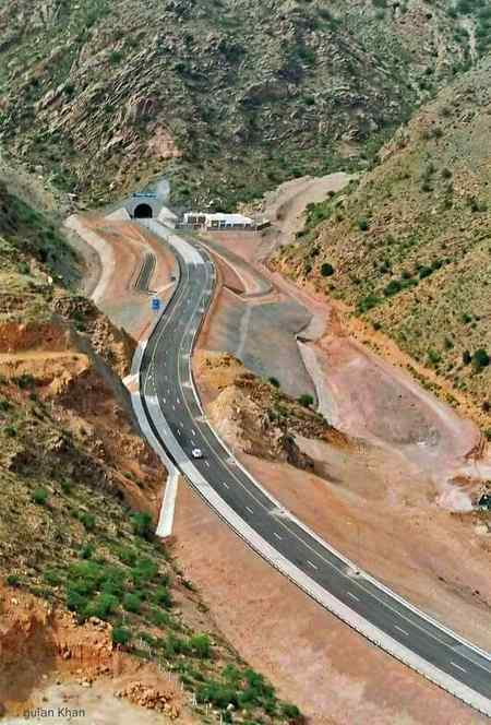 View of kohat tunnel kpk