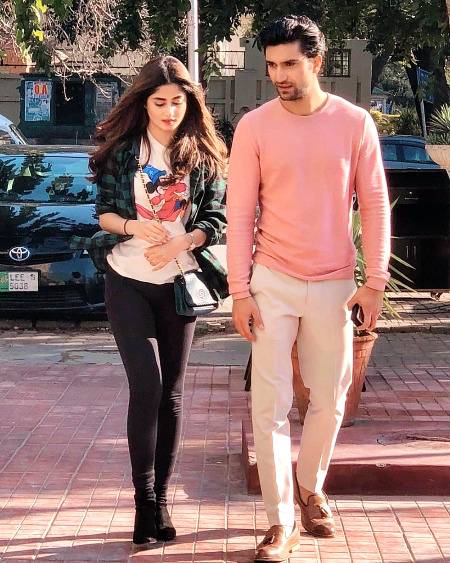 Sajal Ali and Ahad raza mir...😍