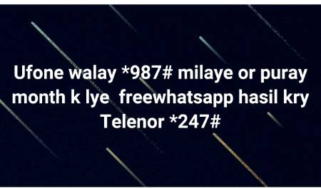 U or telenor walo mze kro