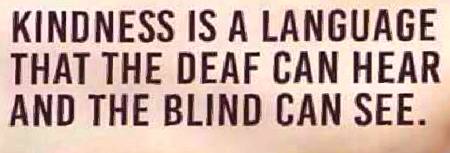 Kindness is a 😭