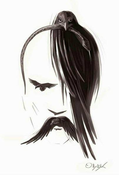 5 bird 1 face.. Beautiful creation... Wow