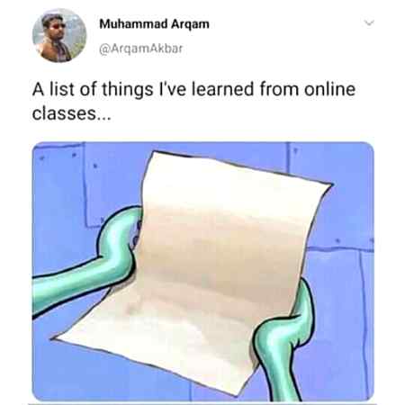 Online classes...