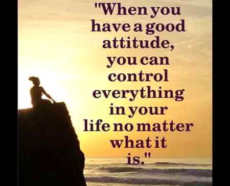 WhEn uH HavE a gOoD aTtiTuDE