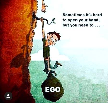 Let go of the EGO🙂
