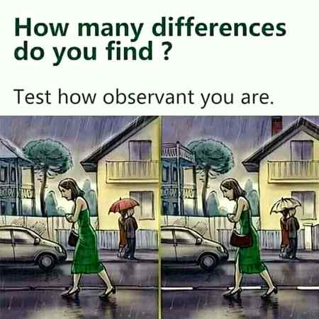 So how many differences do you found?