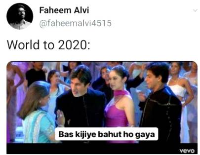 world to 2020 year be like this