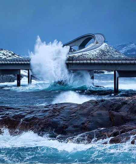 Atlantic ocean road, Norway