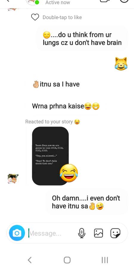 Yeah i don't hv brain...😑😑