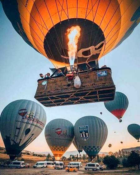 Hot Air Balloons Fair, Cappadocia Turkey!