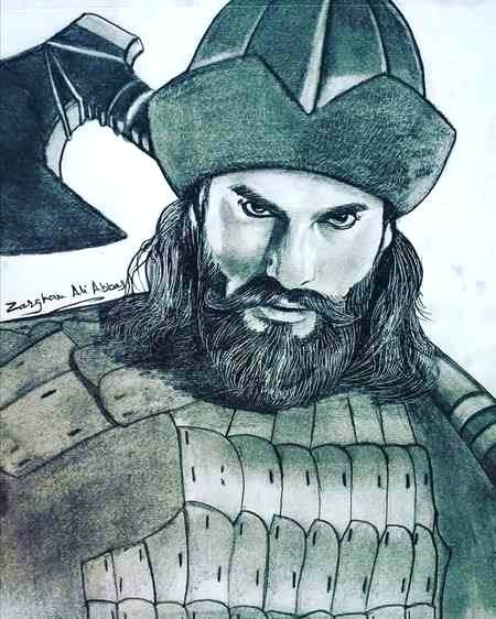 Turgut Hand sketch.,..