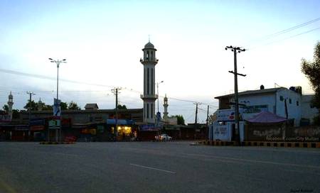 Gol Bagh Chowk (Masjid Qasim Aloom) - Gulgasht, Multan