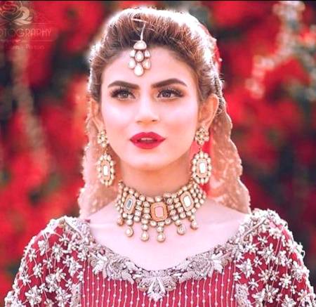 Zubab Rana in bridal look..