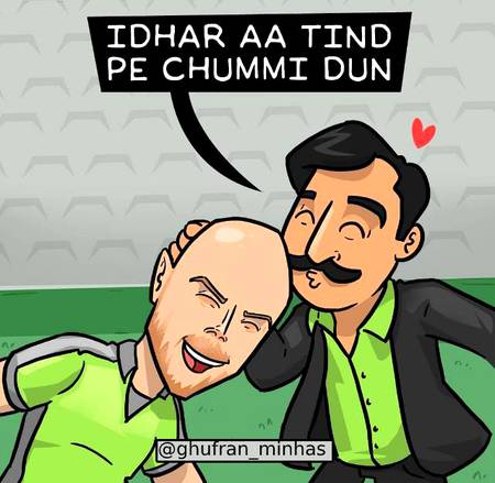 Rana fawad after winning PSL5