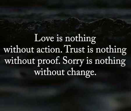 Love is nothing...