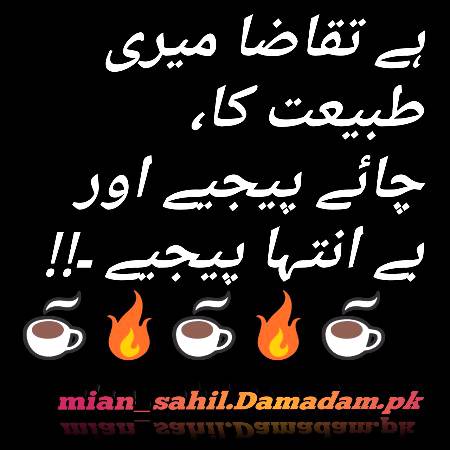 چائے پیجیے اور بے انتہاء پیجیے.