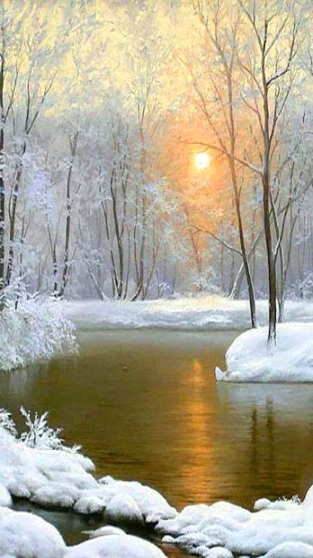 Sunrise in  snow🌅🌄✌👍