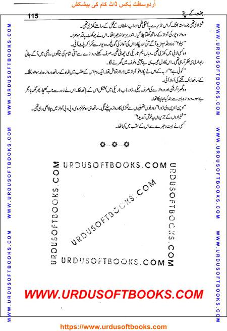 Title = Jannat kay patay.
Writer = Nimra Ahmed.
Total Pages = 115.