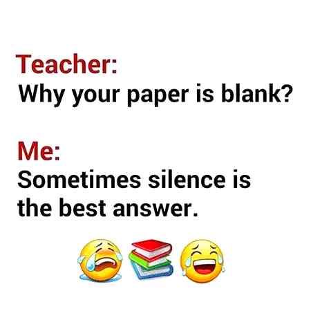 Sometime silent is the best answer 😶