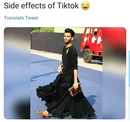 Side effect of tick tok