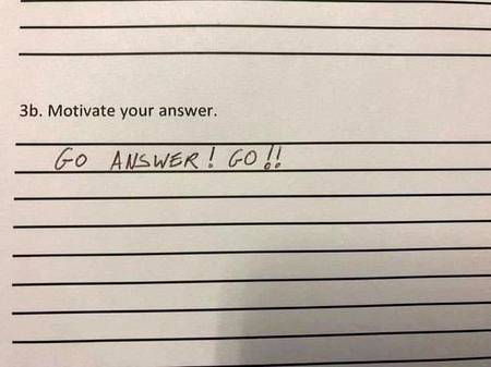 Go answer fuck the Question