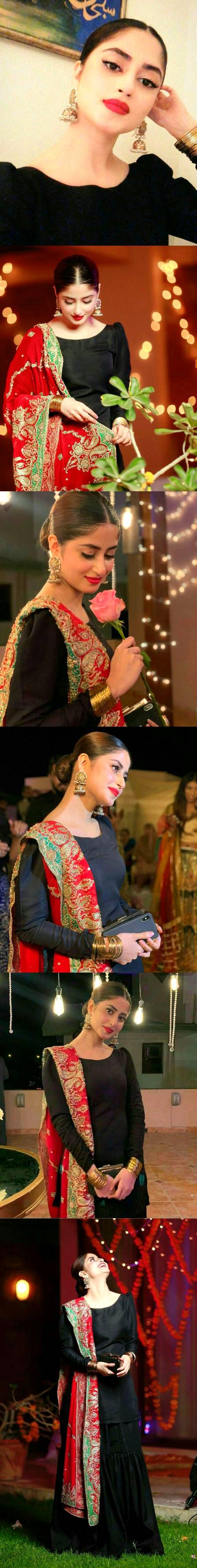 Sajal Ali is looking stunning in black 💕💕