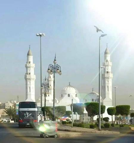 First Mosque of islam.Qibaa Mosque KSA💕💕