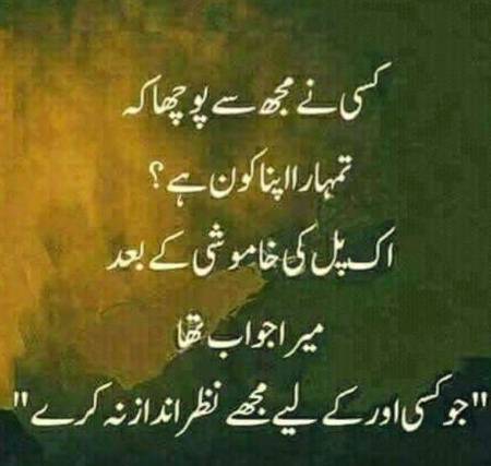 Kisi ny mujh se pocha tumra apna kon ha🤔🤔