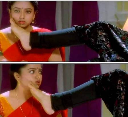 Me adjusting my laptop screen while I'm on bed.