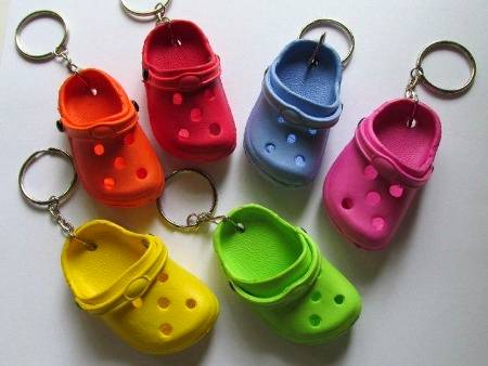 Kids shoes as key chain