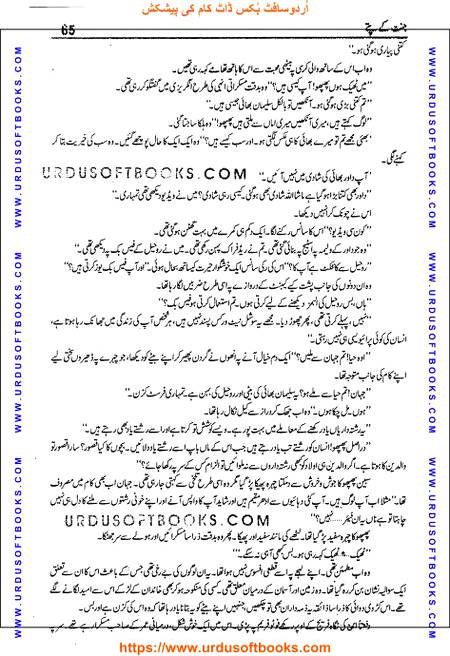 Title = Jannat kay patay.
Writer = Nimra Ahmed.
Total Pages = 65.