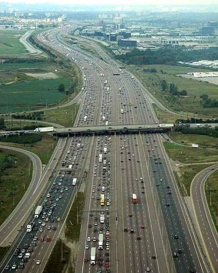 World largest highway in canada