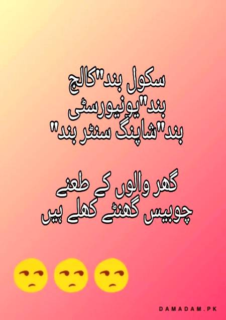 گھر والوں کے طعنے چوبیس گھنٹے کھلے ہیں