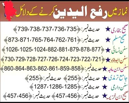 تارک رفع الیدین کی بھی کوہی دلیل ایسے پیش کر دیں اگر کوہی ناراض نا ھو تو مجھے انتظار رھے گا