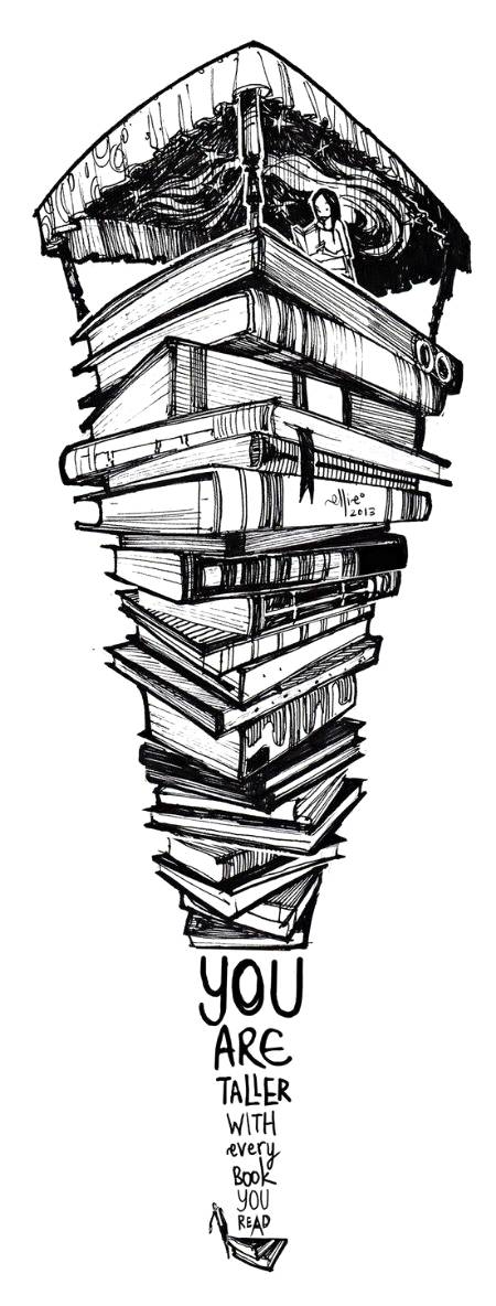 You are taller with every book you read.