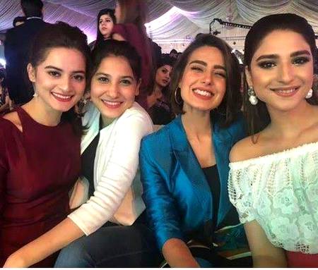 Aiman khan & Hina iltaf & iqra aziz & ramsha khan