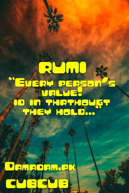 Rumi's words