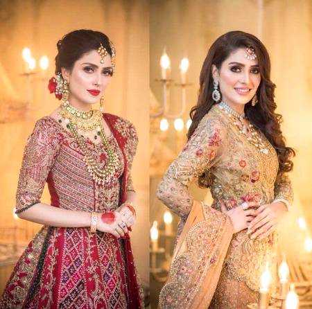 Ayeza khan bridal look...