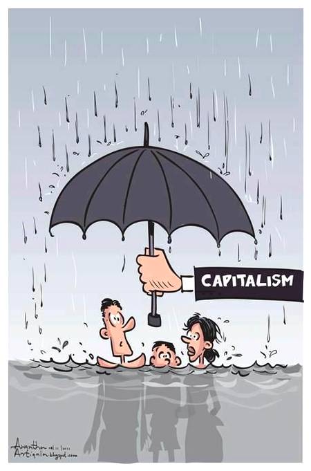 The rich always want more at the expense of the poor.