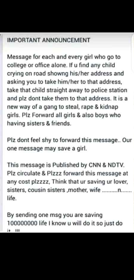 Stay alert and save .