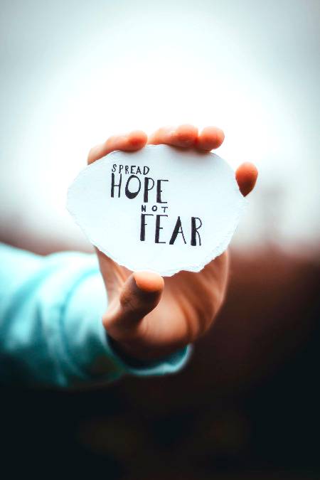 Not fear....