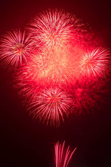 fireworks...