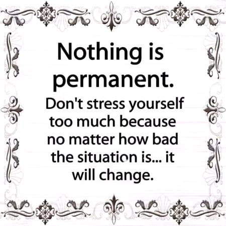 nOthinG is PeRmanEnt..!