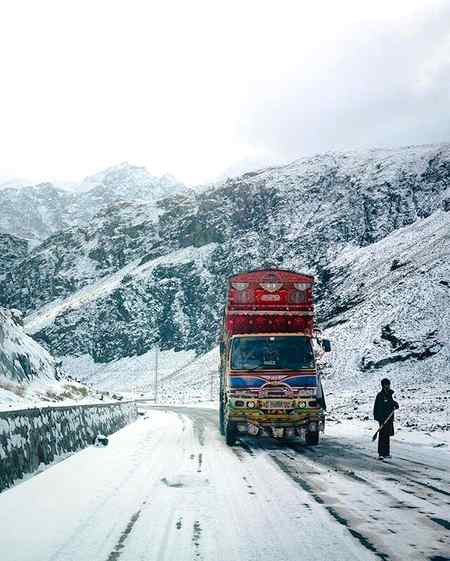 The winter view Gilgit baltistan ,Pakistan