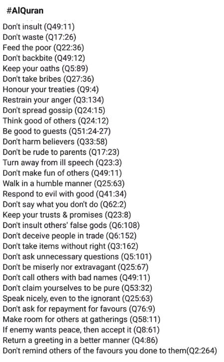 Teaching of ISLAM ...fron QURAN