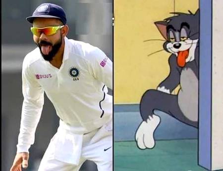 Kohli is copying our Tom Boii