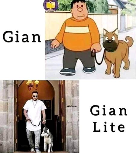 Still Gean can sing better than him