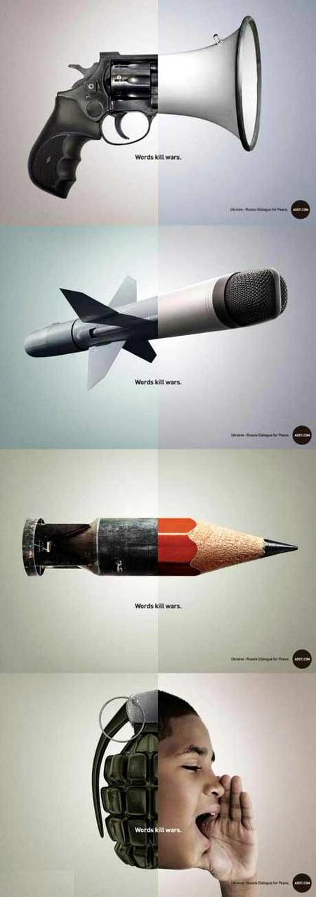 Words can kill wars